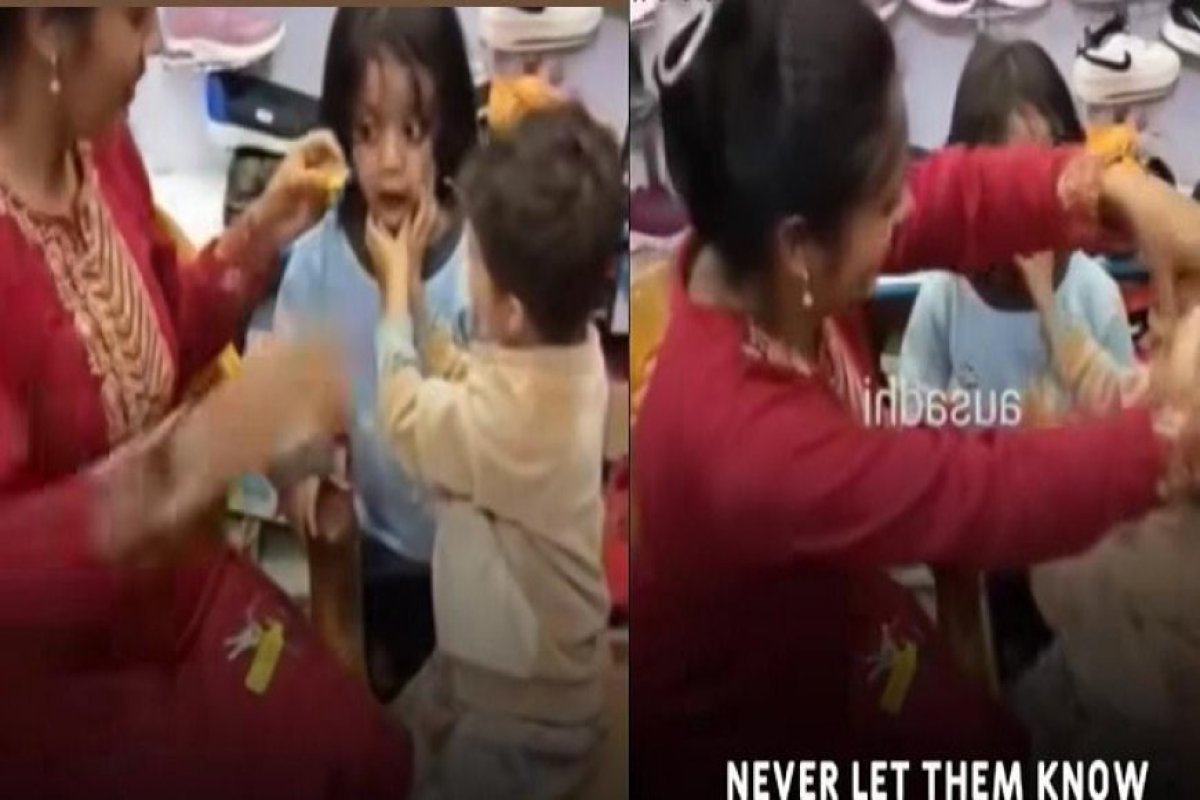 Viral News: तेज तर्रार माँ ने बच्चे को दवा पिलाने का निकाला अजीबो-गरीब तरीका, देखने वाले रह गए दंग।