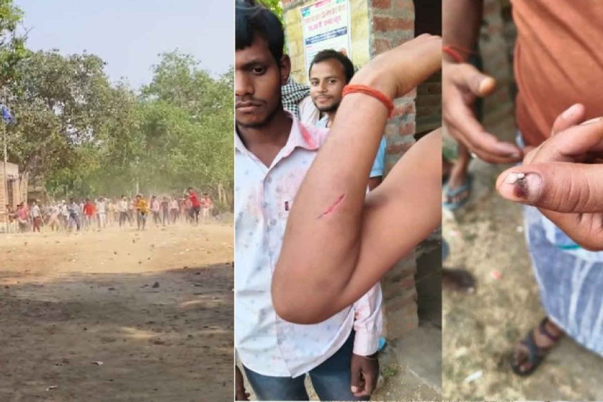 धार्मिक शोभायात्रा पर पथराव- अम्बेडकर जयंती पर तेज आवाज में डीजे बजाने को लेकर हुआ था विवाद, कई घायल।