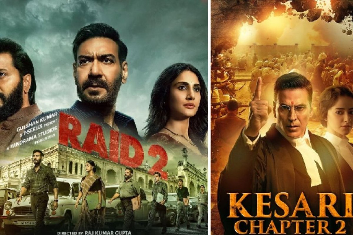 Bollywood News: Raid 2 और केसरी 2 की बॉक्स ऑफिस पर तूफानी कमाई- Kesari Chapter 2 को टक्कर दे रही Raid 2 जानिये नई फिल्मों का कलेक्शन।