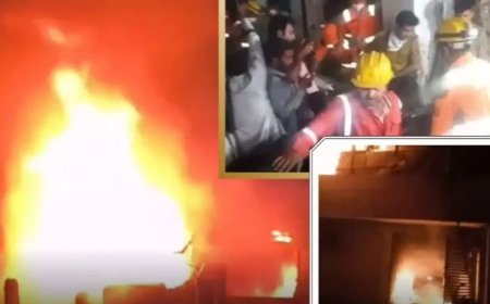 Kanpur News: पांच मंजिला इमारत में लगी भीषण आग ने 5 की जिन्दगी निगली, जूता-चप्पल कारखाने में शॉर्ट सर्किट बना बड़ा कारण।