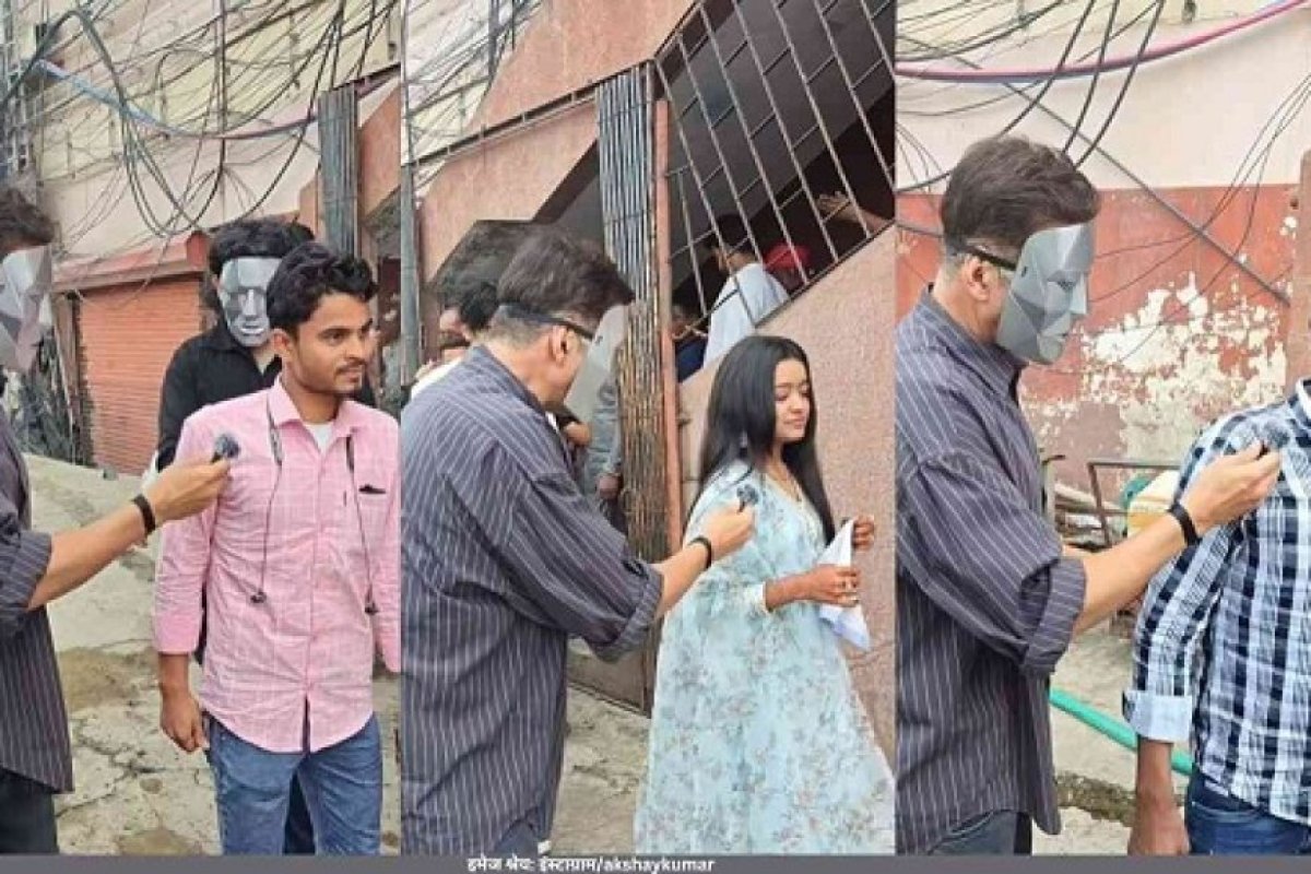 Bollywood: अक्षय कुमार की ‘हाउसफुल 5’ की धमाकेदार शुरुआत, थिएटर के बाहर खुद अक्षय कुमार ने मास्क पहनकर दर्शकों से लिया रिव्यू।