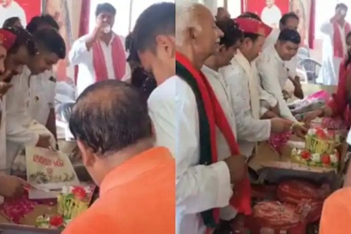 Politics News: अहमदाबाद विमान हादसे के बाद सपा के शोक आदेश के बावजूद मेरठ में जश्न, विपिन चौधरी के खिलाफ कार्रवाई की मांग।