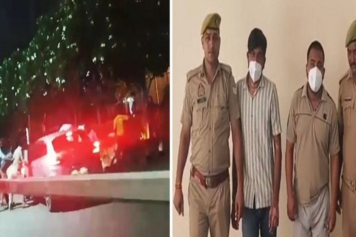 UP: नोएडा सेक्टर-126 में पार्किंग विवाद ने लिया खौफनाक रूप, कार से कुचलकर युवक के दोनों पैर तोड़े, दो आरोपी गिरफ्तार।