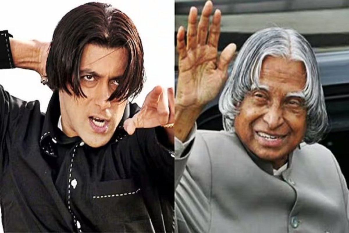 Bollywood: 'तेरे नाम' की राधे हेयरस्टाइल की प्रेरणा थे एपीजे अब्दुल कलाम, सलमान खान का सनसनीखेज खुलासा।