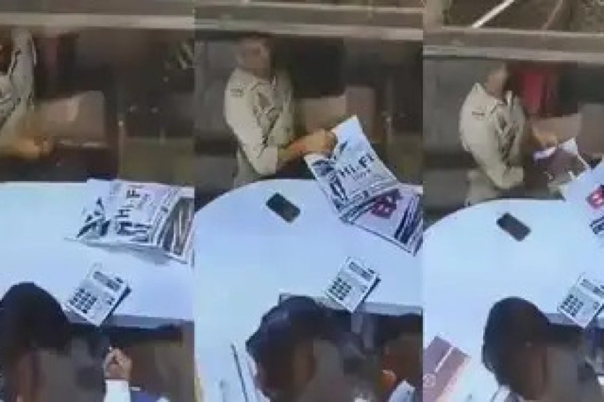 Viral: मेरठ में TSI की शर्मनाक करतूत, दुकान से चोरी के बाद ग्राहकों को किया परेशान, SSP ने किया लाइन हाजिर। 