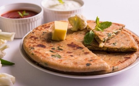 वेजिटेबल स्टफ्ड पराठा और सूप: बच्चों और फैमिली के लिए हेल्दी डिनर।