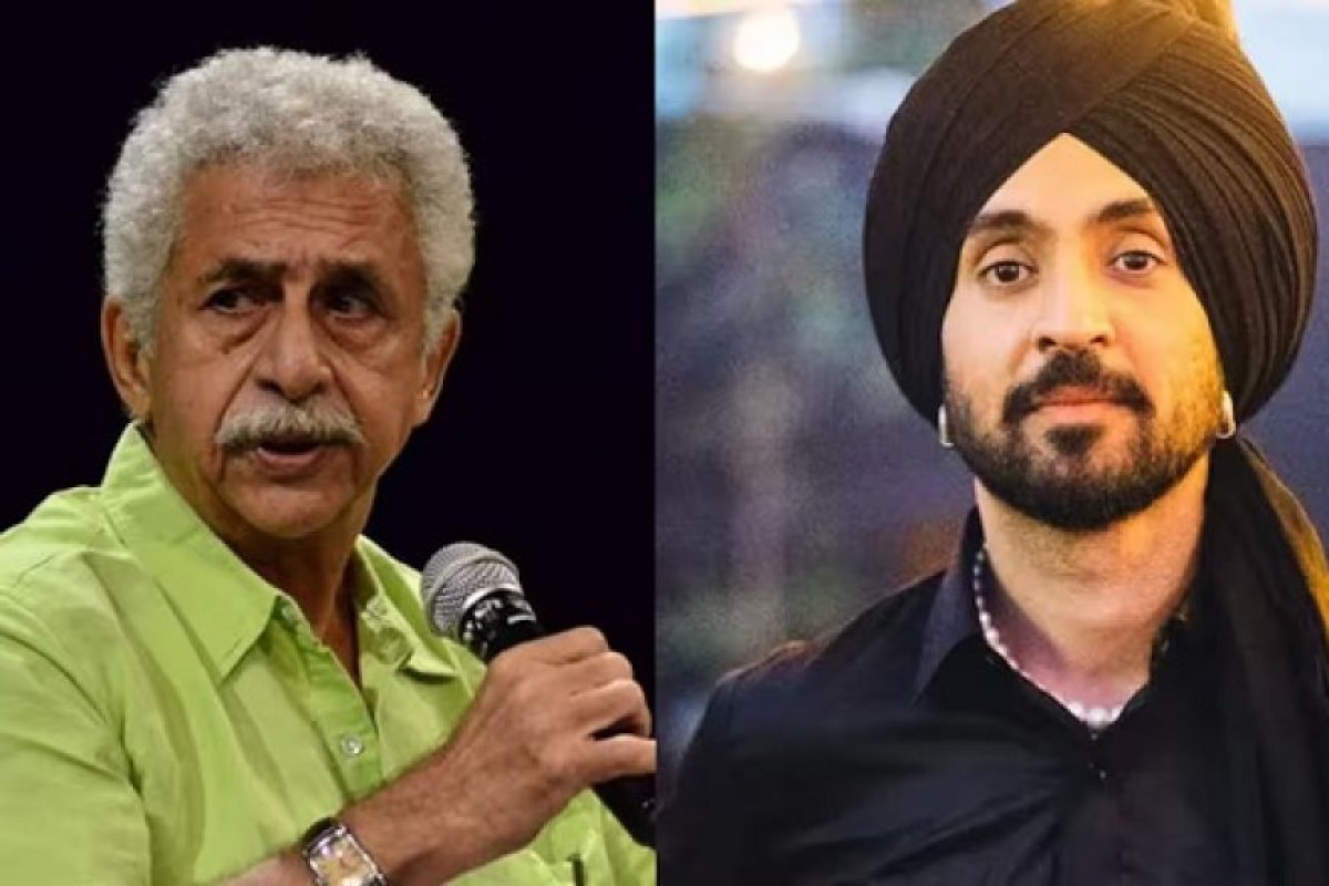 Bollywood: ‘सरदार जी 3’ विवाद में नसीरुद्दीन शाह का दिलजीत को समर्थन, बोले- कास्टिंग में उनका हाथ नहीं।