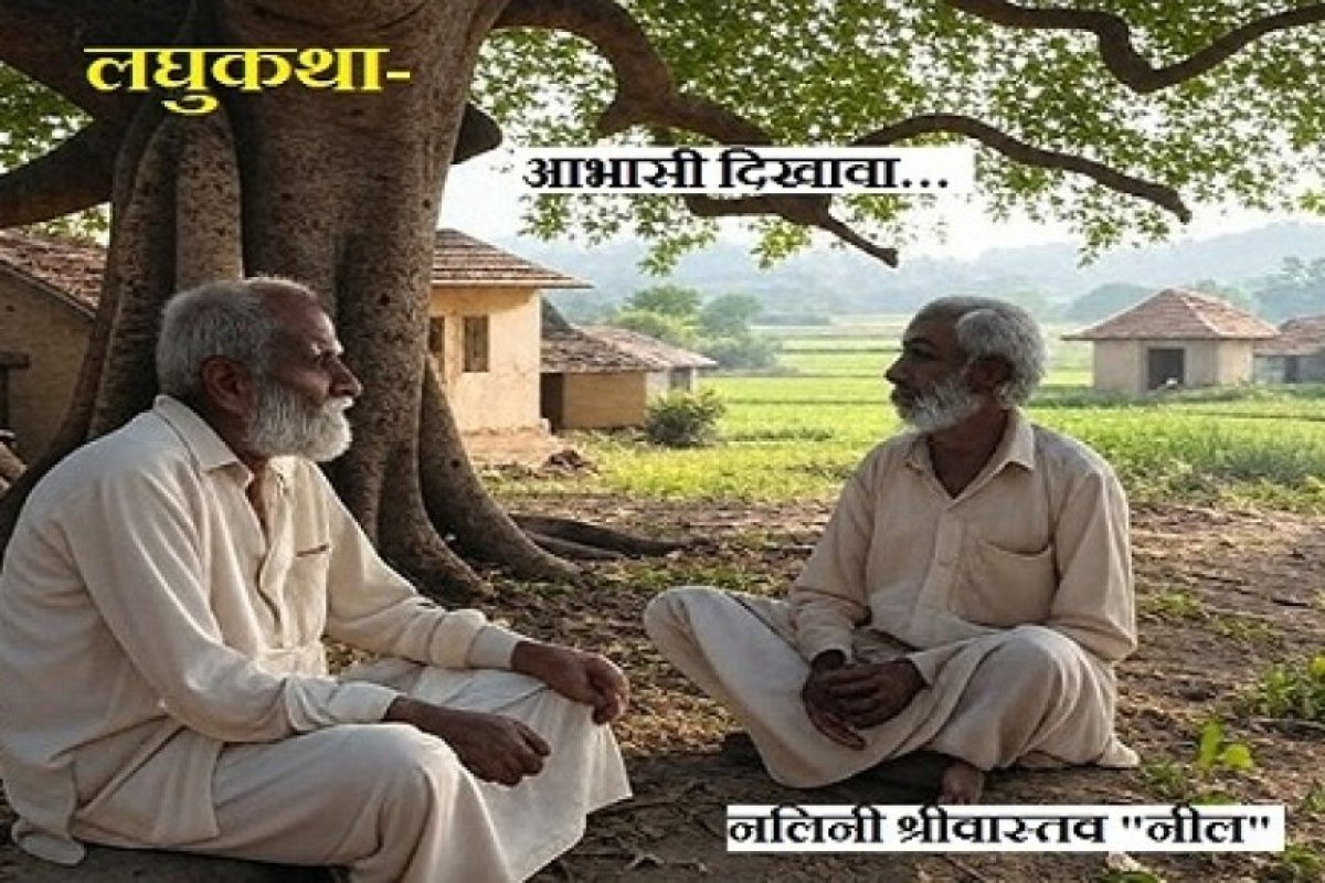 लघुकथा: आभासी दिखावा…