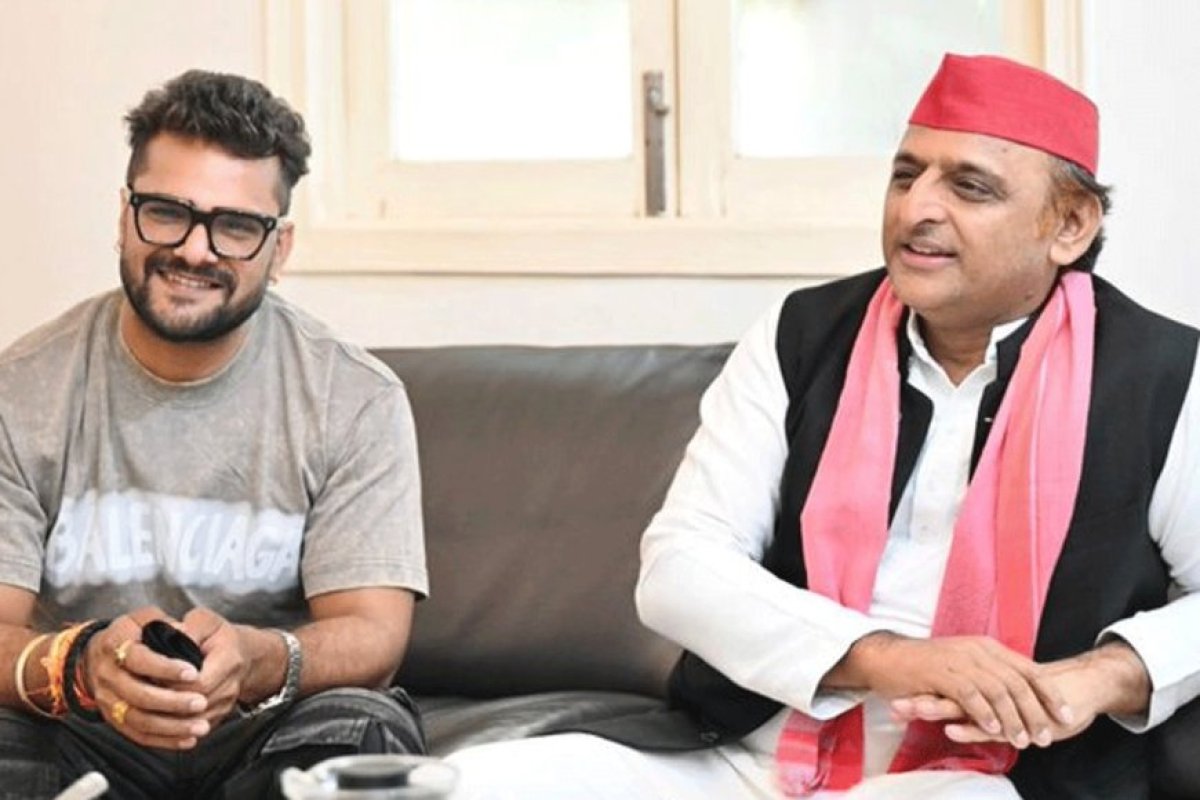 Politics: भोजपुरी सुपरस्टार खेसारी लाल यादव और सपा अध्यक्ष अखिलेश यादव की मुलाकात, सकारात्मकता और सहृदयता का संदेश