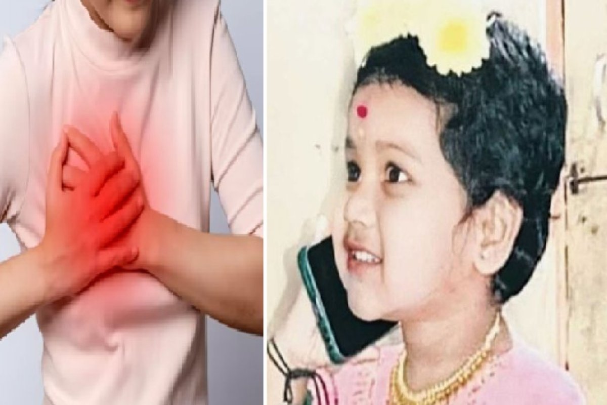 Viral: हैदराबाद में 6 साल की बच्ची की हार्ट अटैक से मौत, परिवार पर टूटा दुखों का पहाड़।