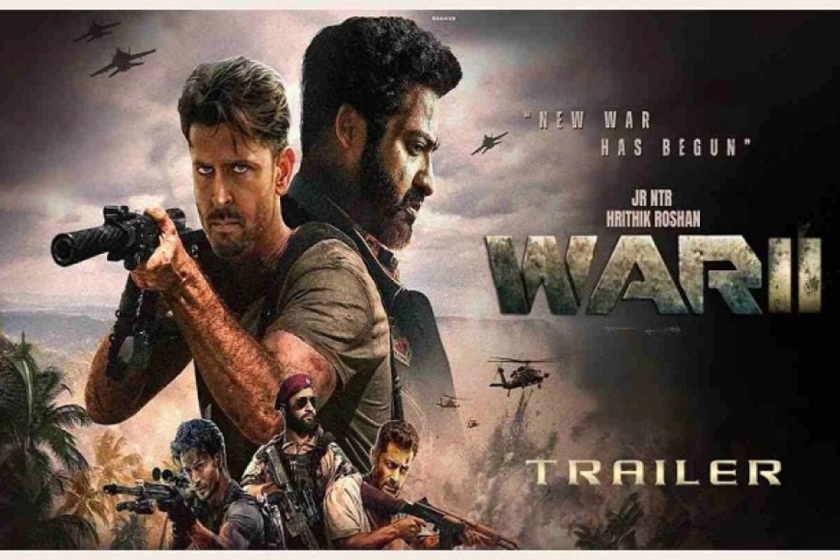 War 2 का तूफान- ऋतिक रोशन और जूनियर एनटीआर की भिड़ंत ने मचाया सोशल मीडिया पर धमाल, ट्रेलर को मिली तारीफ।