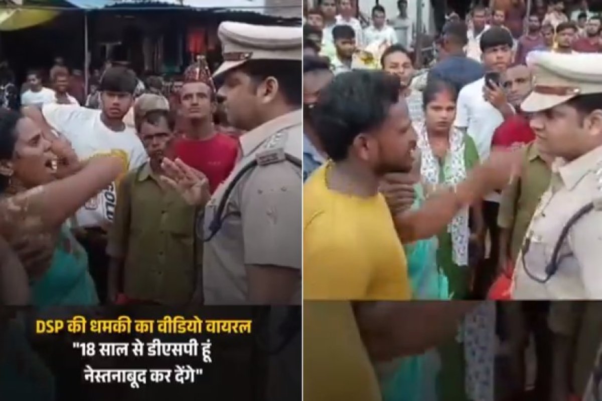 बलिया के बांसडीह में करंट से युवक की मौत, सड़क जाम, पुलिस के साथ टकराव मामले में डीएसपी के वायरल वीडियो में ‘नेस्तनाबूद’ शब्द पर विवाद शुरू।