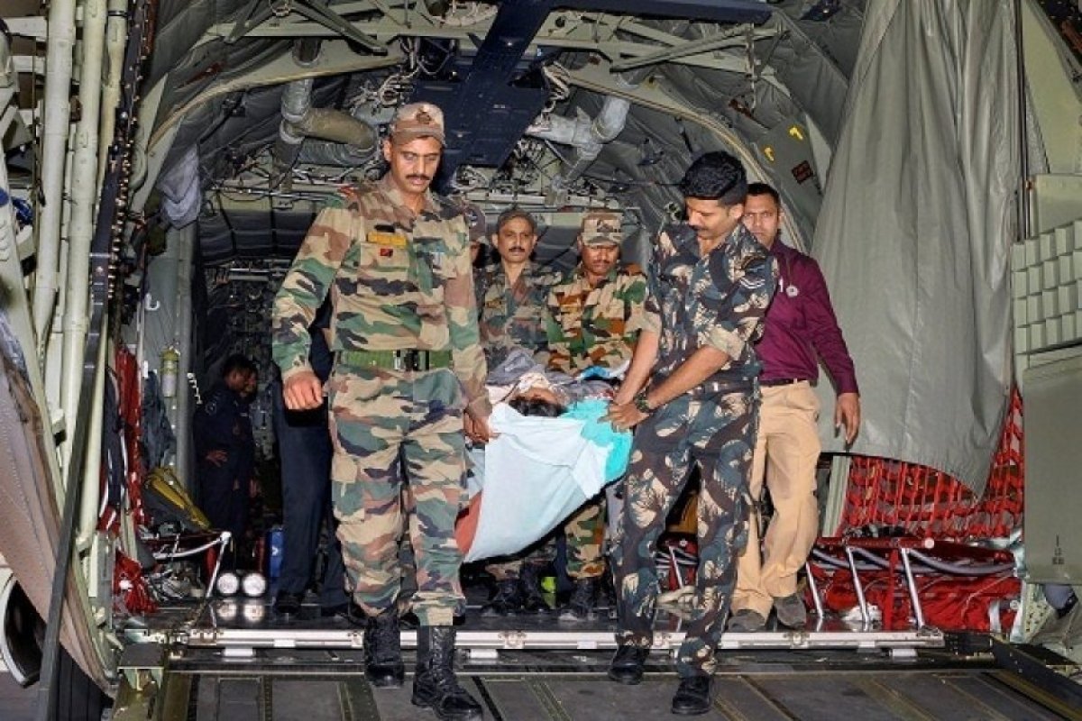 भारतीय वायुसेना का मानवीय मिशन- लेह से दिल्ली तक थाई नागरिक को बचाने के लिए वायुसेना ने जान की बाजी लगायी। 
