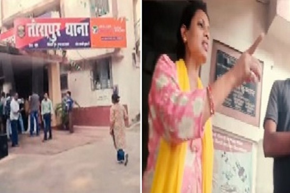 मुंगेर के तारापुर थाने में यूट्यूबरों का हंगामा- पुलिस के साथ बहस और मारपीट के बाद 8 गिरफ्तार।