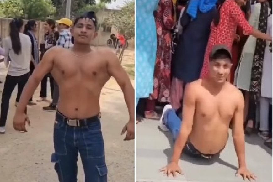 भरतपुर के बयाना कॉलेज में छात्राओं के सामने अश्लील रील बनाने वाला युवक गिरफ्तार, पुलिस की सख्त कार्रवाई।