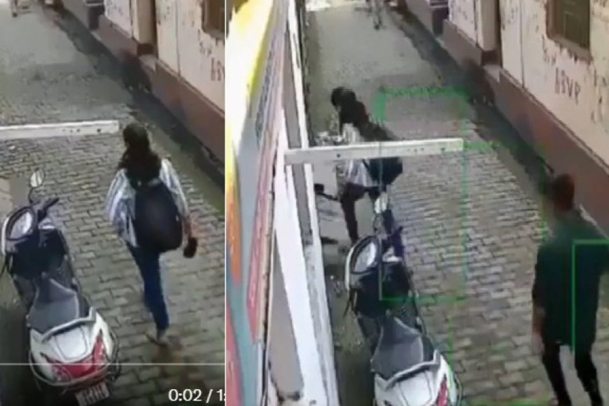 Lakhimpur Kheri: लाइब्रेरी जा रही छात्रा से छेड़छाड़ की घटना सीसीटीवी में कैद, आरोपी अमन उर्फ शहबाज गिरफ्तार।