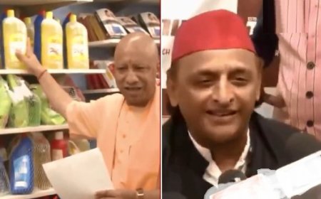 'योगी जी को शैंपू की क्या जरूरत है?', अखिलेश यादव का सीएम योगी पर तीखा तंज, वायरल वीडियो से मचा हंगामा।
