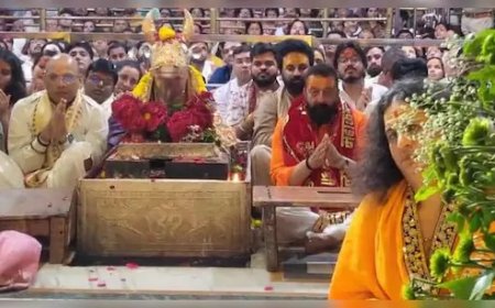 Ujjain: संजय दत्त ने महाकालेश्वर ज्योतिर्लिंग में की भस्म आरती, कहा- बाबा ने बुलाया, दिव्य ऊर्जा का अनुभव हुआ। 