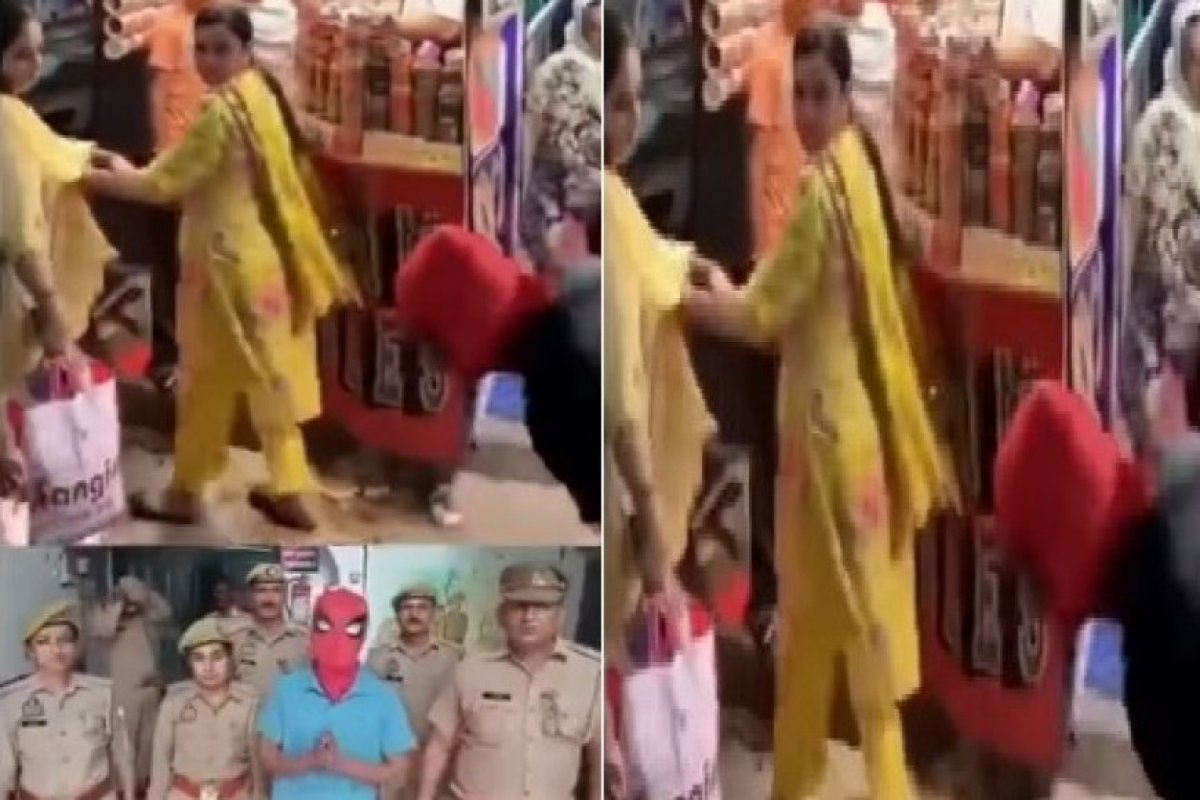 सहारनपुर के देवबंद में स्पाइडरमैन बनकर रील्स बनाने वाला युवक गिरफ्तार, महिलाओं को डराने वाली हरकतों पर पुलिस ने लगाई सेंध।