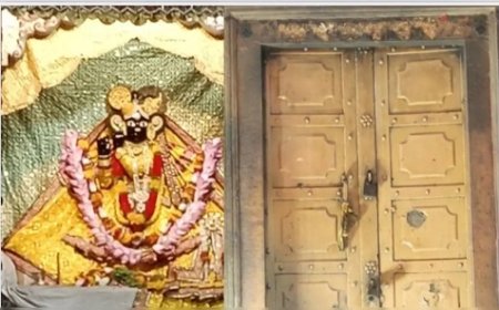 मथुरा के बांके बिहारी मंदिर का 54 वर्ष बाद धनतेरस पर खुला तहखाना: सोने-चांदी के कलश और आभूषण मिले, सुप्रीम कोर्ट समिति की निगरानी में सुरक्षित।