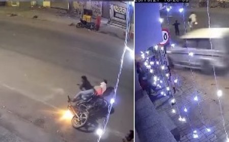 फतेहपुर: जीटी रोड पर बेकाबू कार की चेन रिएक्शन टक्कर, दो शिक्षिकाओं समेत पांच घायल; सीसीटीवी वीडियो वायरल।