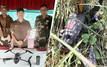 पंजाब सीमा पर बीएसएफ की सतर्कता: पाकिस्तानी ड्रोन अभियान विफल, फेरोजपुर-अमृतसर में दो ड्रोन नष्ट।