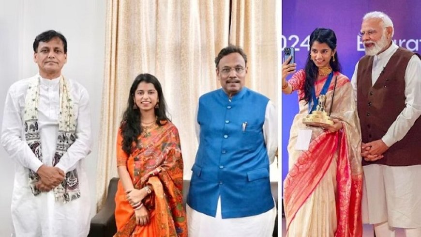 बिहार चुनाव 2025: लोक गायिका मैथिली ठाकुर ने थामा भाजपा का दामन, कहा- नीतीश कुमार से प्रेरित होकर समाज सेवा का संकल्प। 