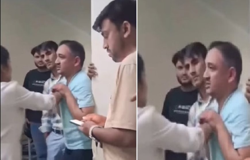 देहरादून के सीएमआई अस्पताल में नर्सों से छेड़छाड़ करने वाले मरीज के परिजन को महिला स्टाफ ने पीटा, वीडियो वायरल।