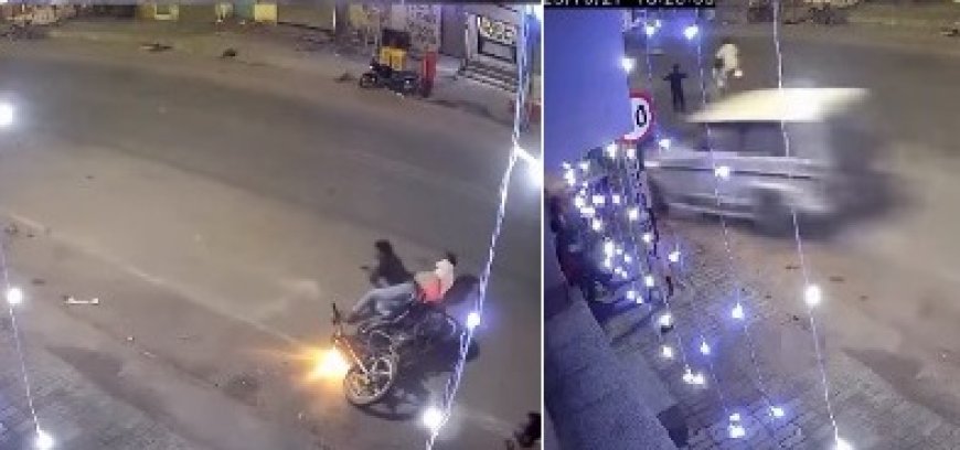 फतेहपुर: जीटी रोड पर बेकाबू कार की चेन रिएक्शन टक्कर, दो शिक्षिकाओं समेत पांच घायल; सीसीटीवी वीडियो वायरल।