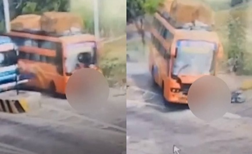 कुशीनगर टोल प्लाजा पर बस की टक्कर से चाचा-भतीजे की दर्दनाक मौत, गुस्साए ग्रामीणों ने हाईवे जाम कर मांगा न्याय। 