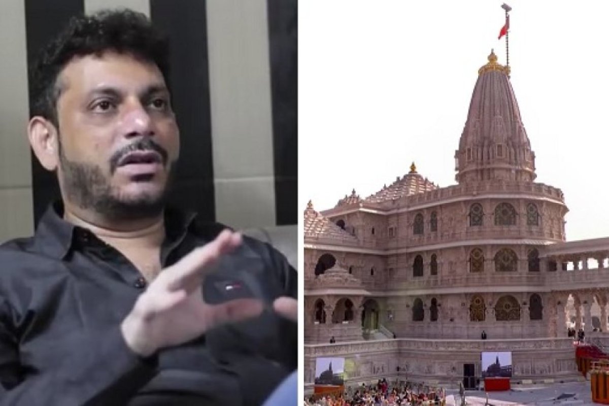 अयोध्या राम मंदिर ध्वजारोहण पर AIMIM नेता वारिस पठान का विवादित बयान, 'वहां मस्जिद थी, कयामत तक रहेगी। 