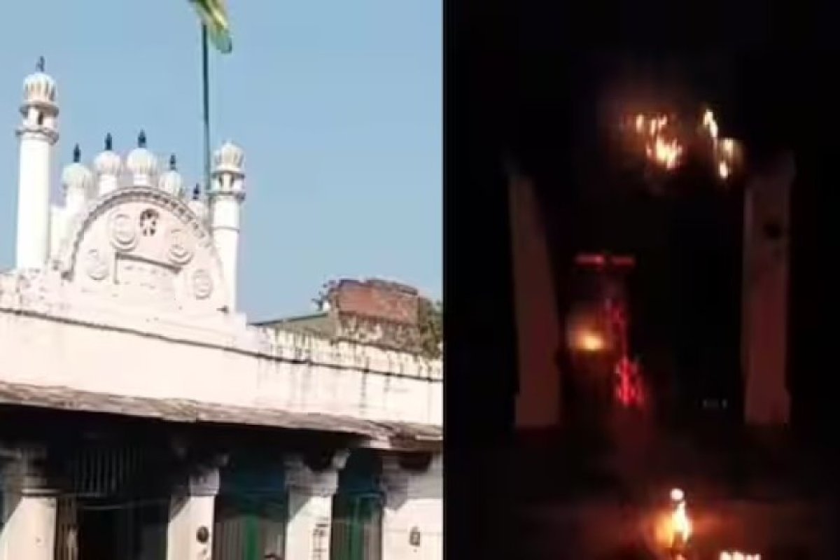 मिर्जापुर के चुनार में शराब के नशे में पांच युवकों ने जामा मस्जिद में लगाई आग: पुलिस ने गिरफ्तार कर शांति सुनिश्चित की। 