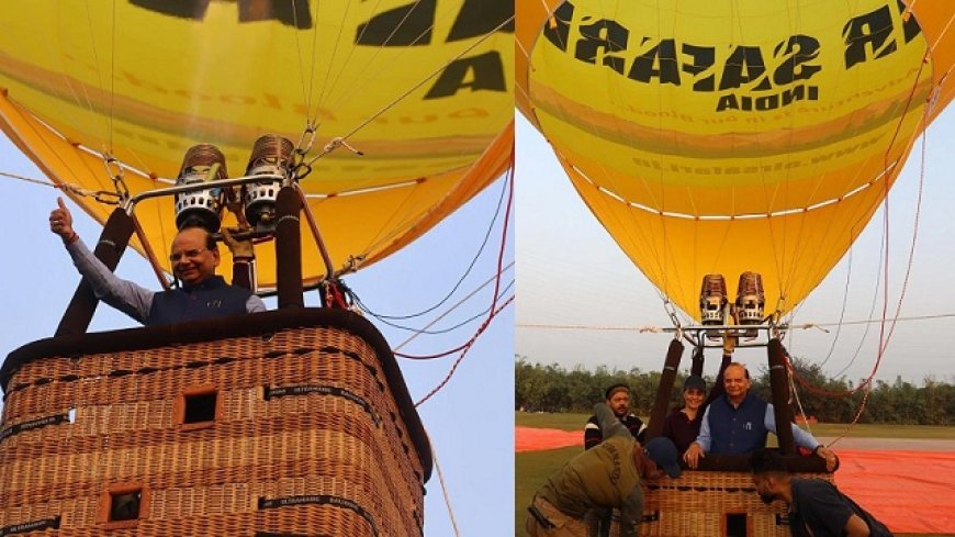 दिल्ली में हॉट एयर बैलून सवारी की शुरुआत: यमुना के किनारे रोमांचक अनुभव, 29 नवंबर से उपलब्ध।