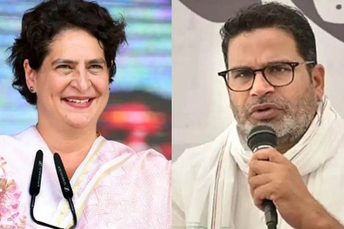 प्रशांत किशोर की प्रियंका गांधी से दिल्ली में मुलाकात: कांग्रेस में शामिल होने की अटकलें तेज, लेकिन मीडिया से बचते नजर आये।