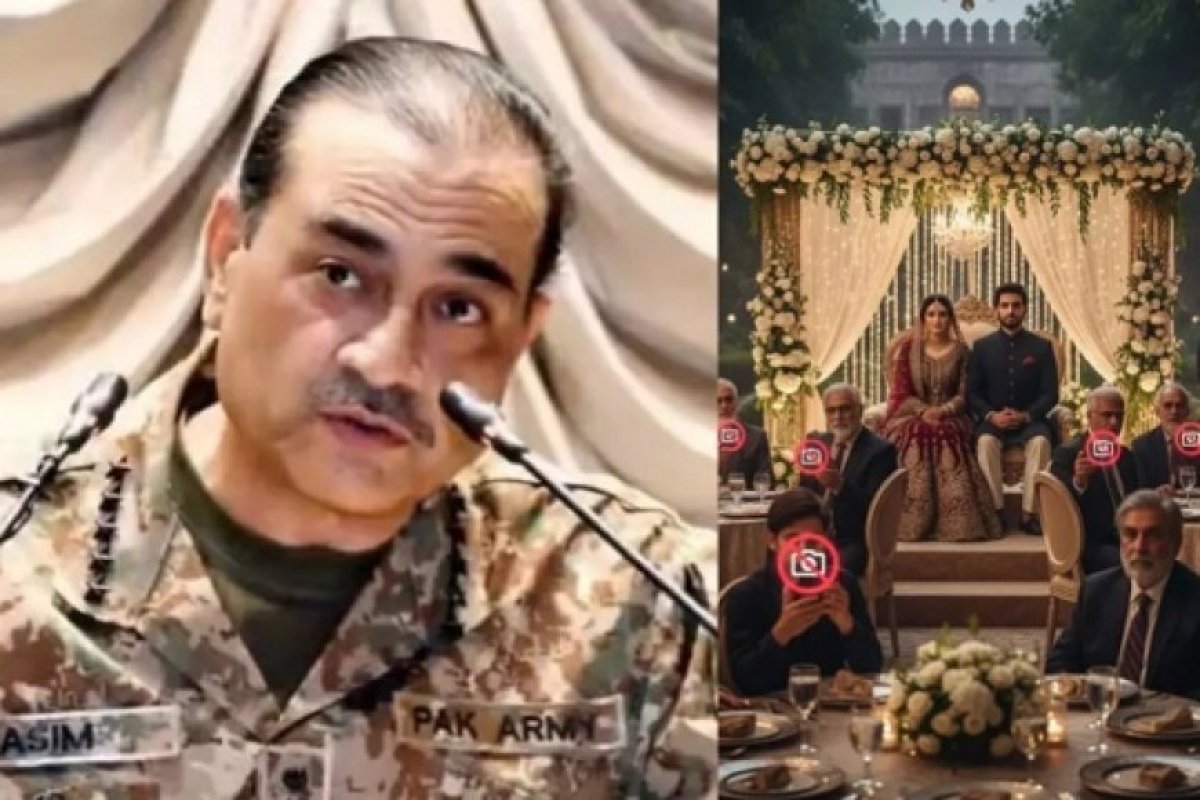 पाक आर्मी चीफ जनरल आसिम मुनीर ने रावलपिंडी GHQ में बेटी महनूर की 'गुप्त शादी' कराई, भतीजे अब्दुल रहमान से हुआ निकाह। 