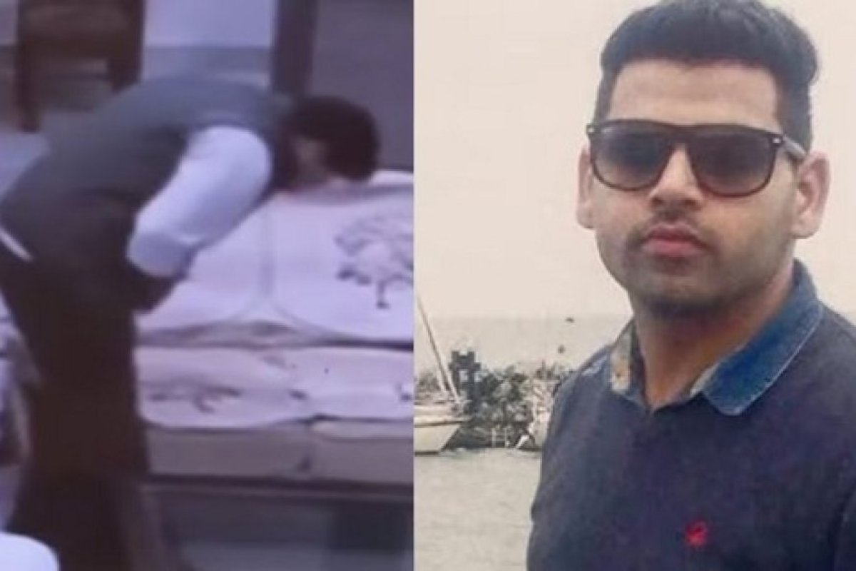 सोफे से उठते समय कमर में खोंसी पिस्तौल से चली गोली, एनआरआई युवक की दर्दनाक मौत, सीसीटीवी में कैद हुई दिल दहला देने वाली घटना।