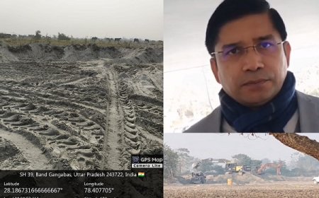 Sambhal: अवैध खनन पर डीएम ने लगाया 25 लाख का जुर्माना। 