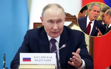 24 साल बाद सामने आई पुतिन-बुश की गोपनीय बातचीत: पाकिस्तान को बताया था 'परमाणु हथियारों वाला सैन्य जुंटा', ईरान तक पहुंचे यूरेनियम का खुलासा।