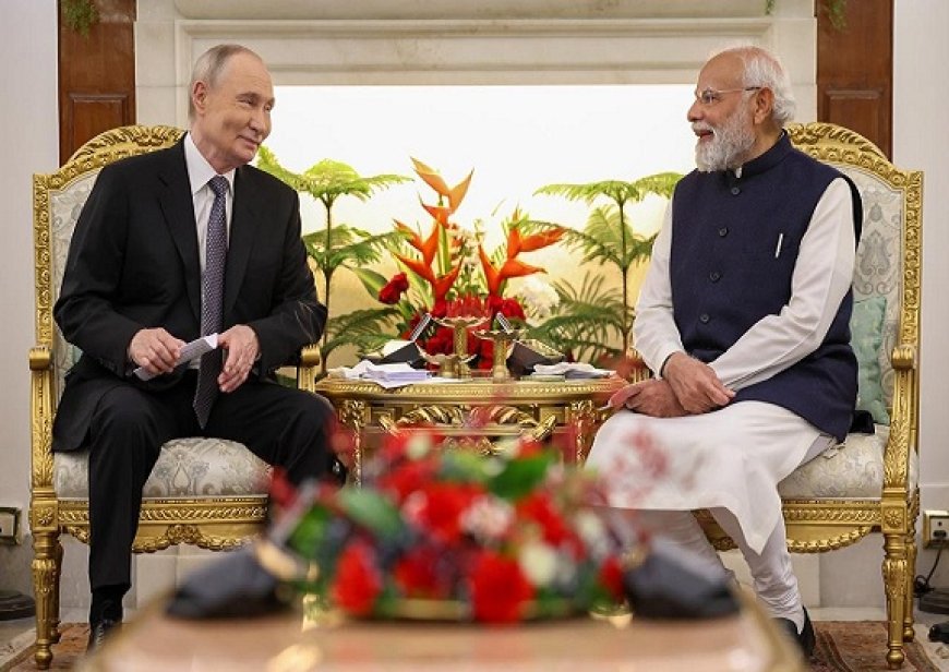 मोदी-पुतिन शिखर सम्मेलन- भारत-रूस के बीच हुए कई अहम समझौते, व्यापार को 100 अरब डॉलर का लक्ष्य, रक्षा-ऊर्जा सहयोग में नई ऊंचाई की कही बात, देखें पूरी रिपोर्ट। 