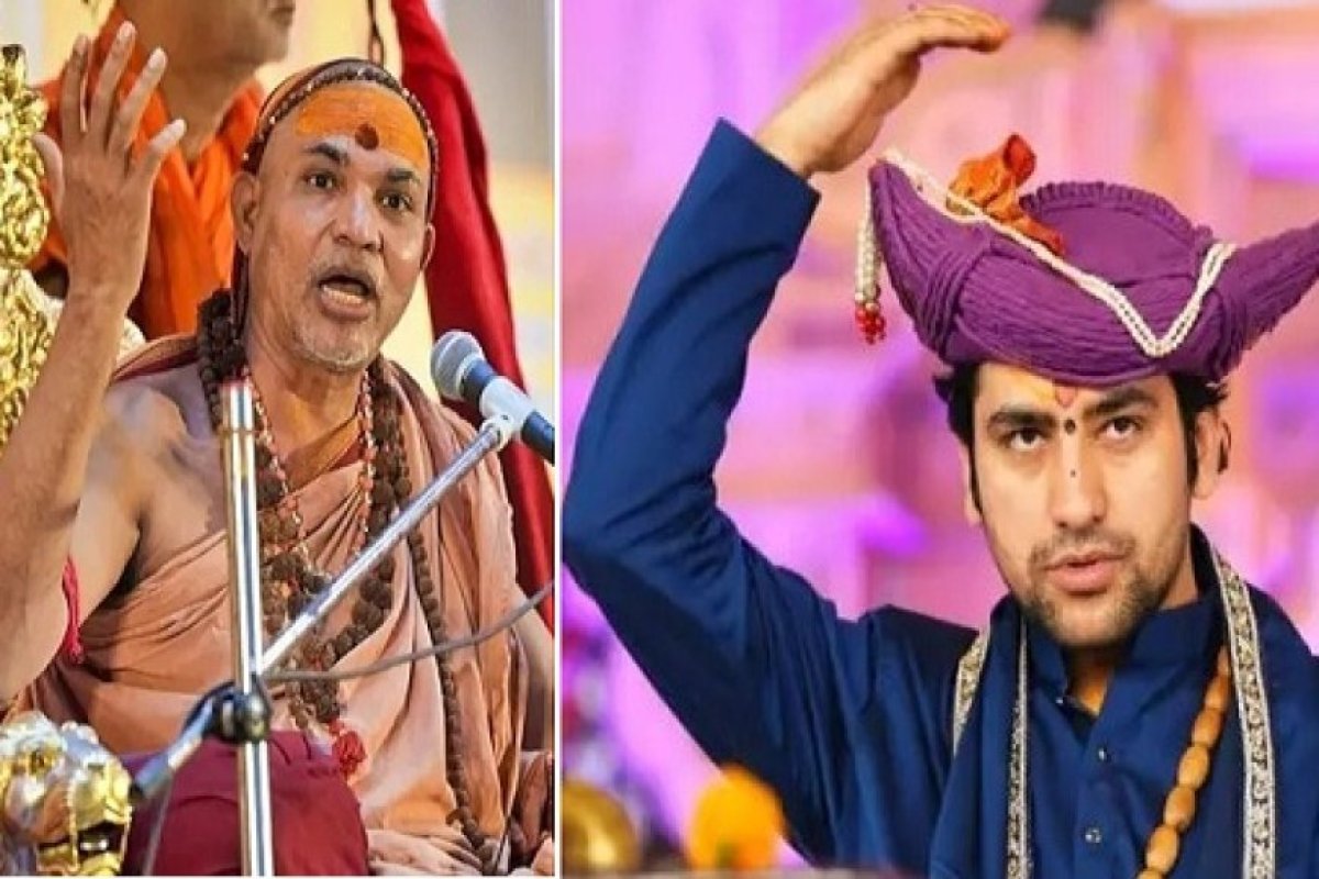 प्रयागराज माघ मेले में शंकराचार्य अविमुक्तेश्वरानंद और प्रशासन के बीच विवाद पर धीरेंद्र शास्त्री ने की समझौते की अपील।
