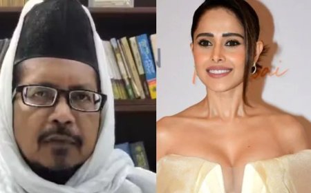 अभिनेत्री नुसरत भरूचा ने महाकाल मंदिर में किये दर्शन तो भड़क उठे मौलाना शहाबुद्दीन रजवी बरेलवी, कहा- ये शरियत और इस्लाम की नजर में गुनाह। 