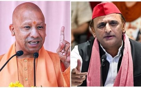 लखनऊ छात्रवृत्ति वितरण कार्यक्रम में सीएम योगी का सपा पर जोरदार हमला, '12 बजे सोकर उठने वाले बबुआ' कहकर अखिलेश यादव पर कसा तंज।