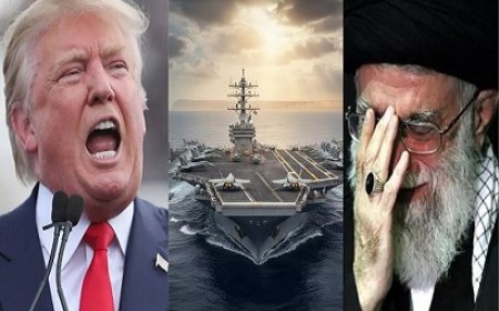 अमेरिका-ईरान तनाव चरम पर: राष्ट्रपति ट्रंप ने घोषित किया विशाल नौसैनिक बेड़ा ईरान की ओर रवाना, यूएसएस अब्राहम लिंकन पहले से मध्य पूर्व में तैनात। 