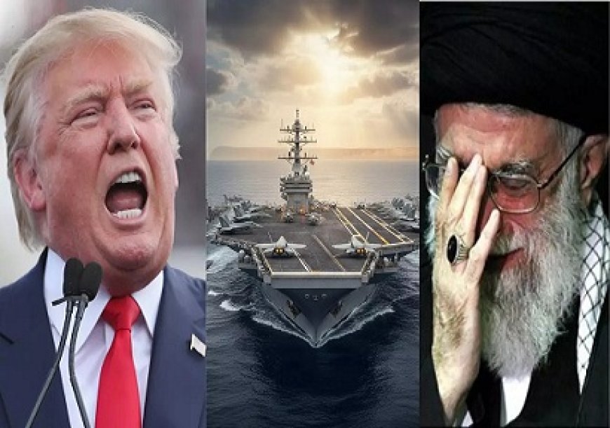 अमेरिका-ईरान तनाव चरम पर: राष्ट्रपति ट्रंप ने घोषित किया विशाल नौसैनिक बेड़ा ईरान की ओर रवाना, यूएसएस अब्राहम लिंकन पहले से मध्य पूर्व में तैनात। 