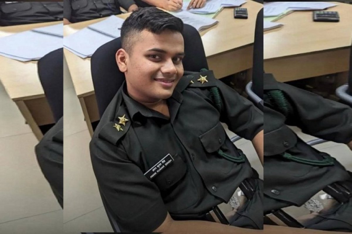 उत्तर प्रदेश के कुशीनगर में कैप्टन अमन सिंह की असामयिक मौत से पूरे क्षेत्र में शोक।