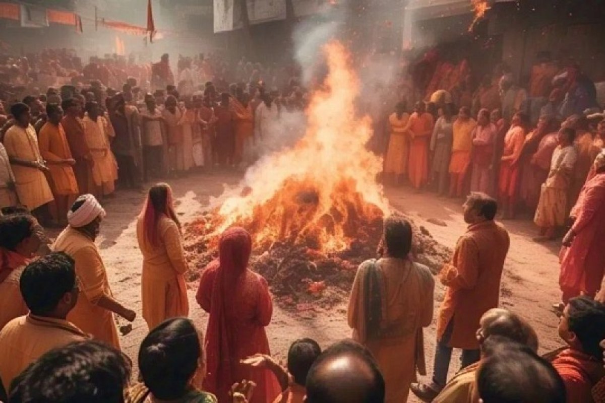 होलिका दहन में गेहूं-चने की हरी बालियां क्यों डाली जाती हैं, नए अनाज की पहली बलि से जुड़ी प्राचीन परंपरा और कृषि संस्कृति का प्रतीक।