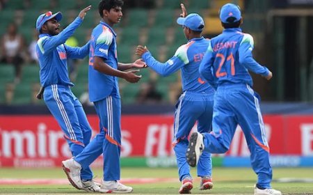 भारत ने छठी बार जीता U-19 विश्व कप खिताब, इंग्लैंड को 100 रनों से हराकर रचा इतिहास।