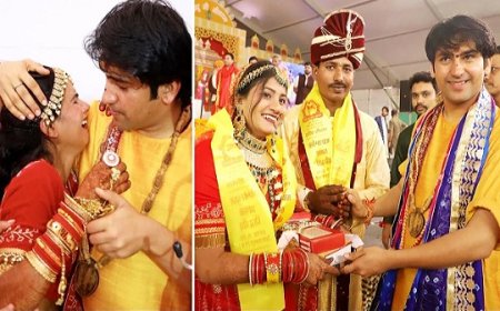 पंडित धीरेंद्र कृष्ण शास्त्री ने शादी का किया खुलासा, कहा बहुत जल्द होगा विवाह; 7वें सामूहिक कन्या विवाह महोत्सव के दौरान दिया बयान। 