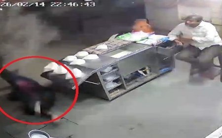 नवविवाहिता महिला बिल्डिंग से नीचे गिरी, बालकनी में कपड़े सुखाते समय संतुलन बिगड़ा; घटना CCTV में कैद।