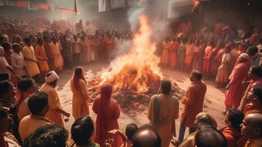 होलिका दहन में गेहूं-चने की हरी बालियां क्यों डाली जाती हैं, नए अनाज की पहली बलि से जुड़ी प्राचीन परंपरा और कृषि संस्कृति का प्रतीक। 